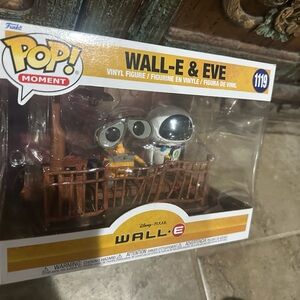 Funko Wall·E & Eve Vinyl Wall Decor - Brown & White